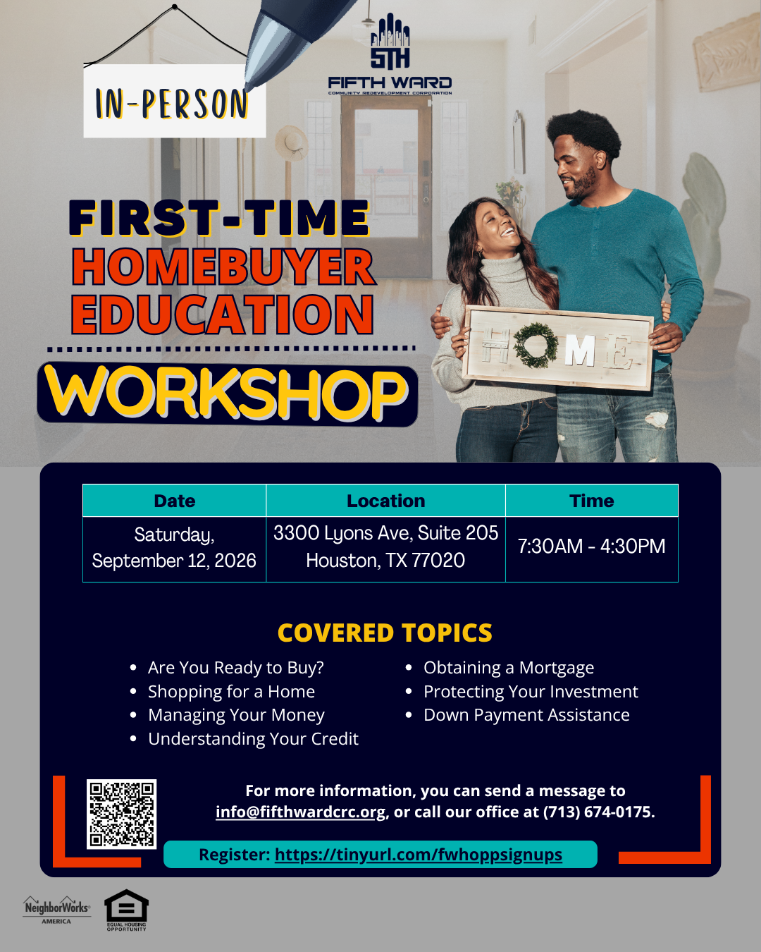 First Time Homebuyer Workshop