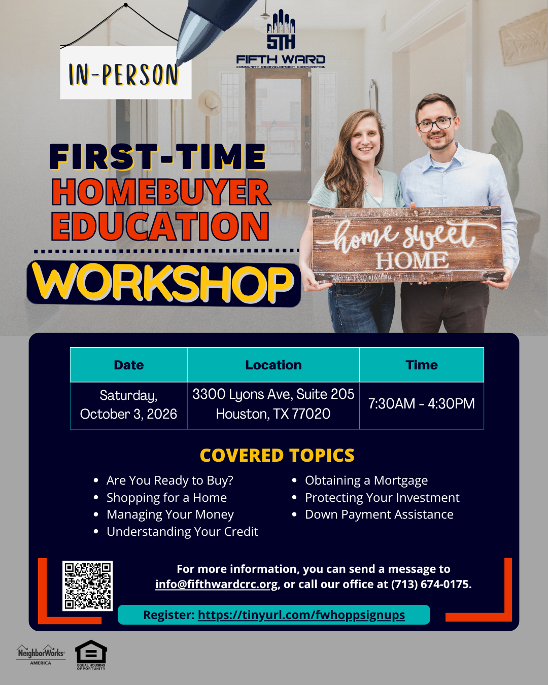 First Time Homebuyer Workshop