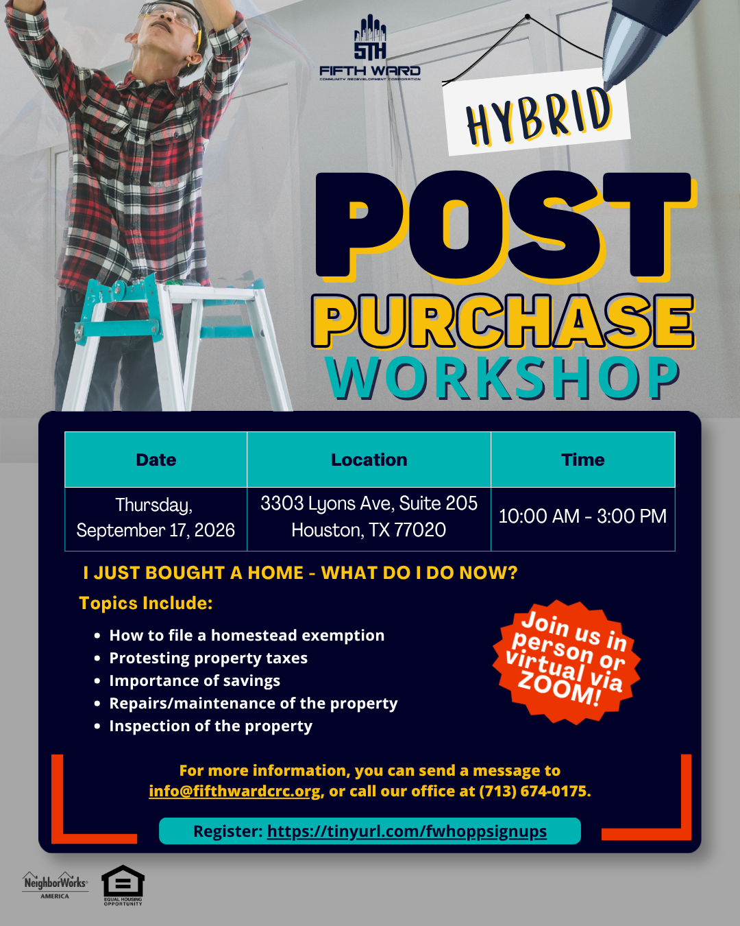 Post-Purchase Workshop